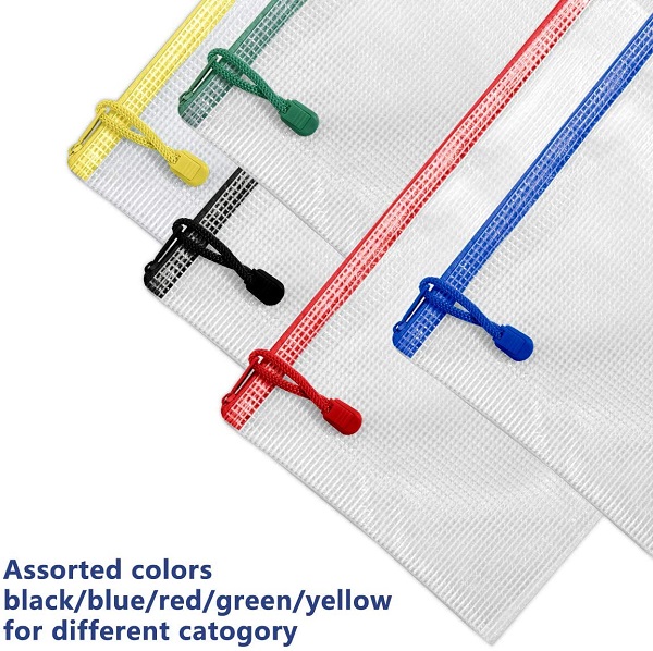 Mesh, Plastic, Zipper pouch - Image 4
