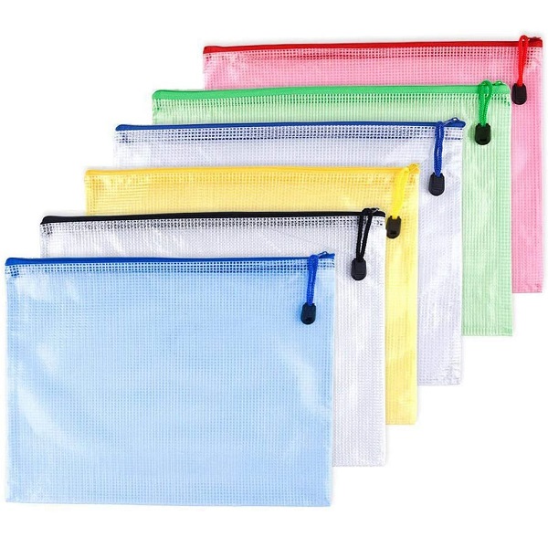 Mesh, Plastic, Zipper pouch - Image 2