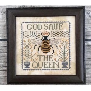 God Save The Queen chart by Annie Beez Folk Art