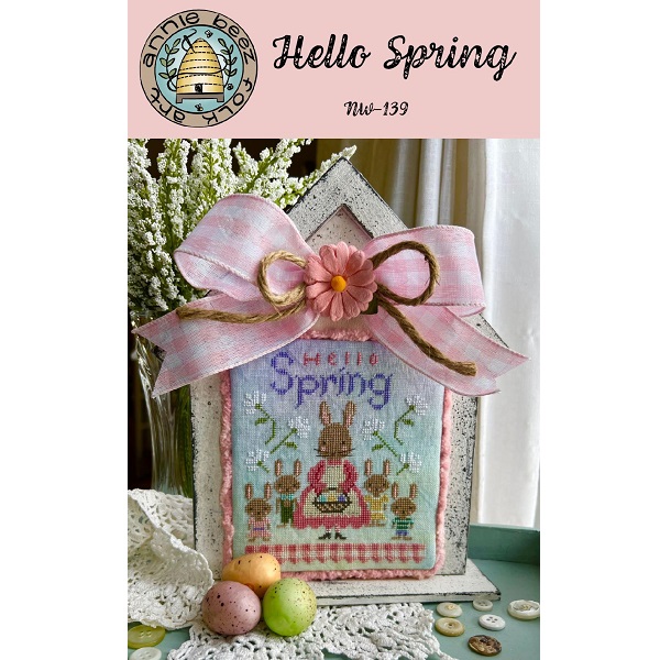 Hello Spring chart by Annie Beez Folk Art - Nashville26