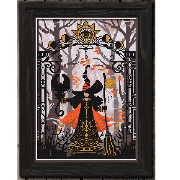 Lunar Witch by Autumn Lane Stitchery