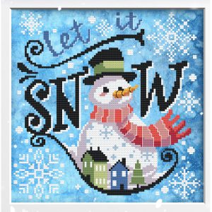 Let It Snow by Autumn Lane Stitchery