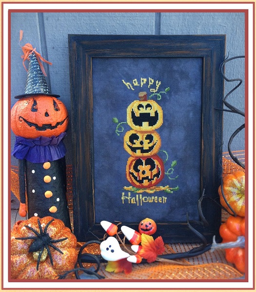 Pumpkin Stack by Autumn Lane Stitchery
