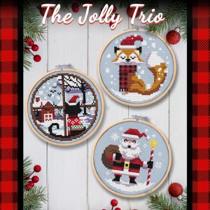 Jolly Trio by Autumn Lane Stitchery