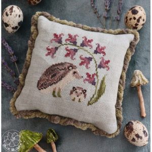 Hedgehog & Hyacinth by Blue Flower