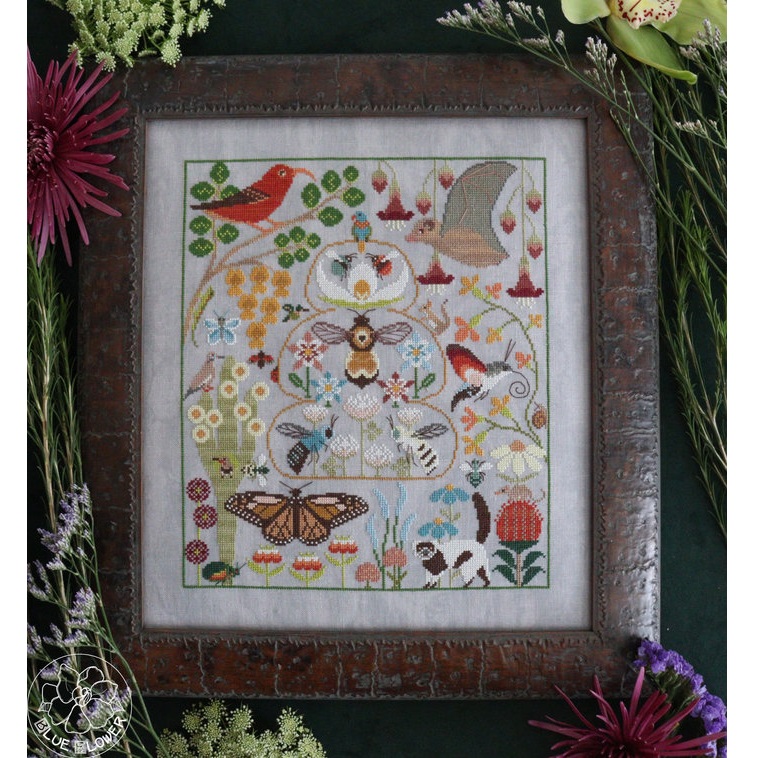 In Praise Of Pollinators by Blue Flower