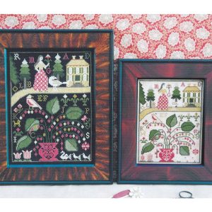 Miss Lila’s House chart by Carriage House Samplings, reprint by Liz Mathews