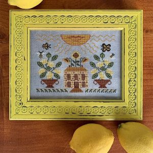 Lemon Yellow chart by Carriage House Designs, reprint by Liz Mathews