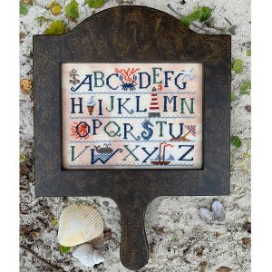 Sampler of the Sea chart by Carriage House Samplings, reprint by Liz Mathews