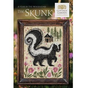 A Year In The Woods II ~ The Skunk chart by Cottage Garden Samplings