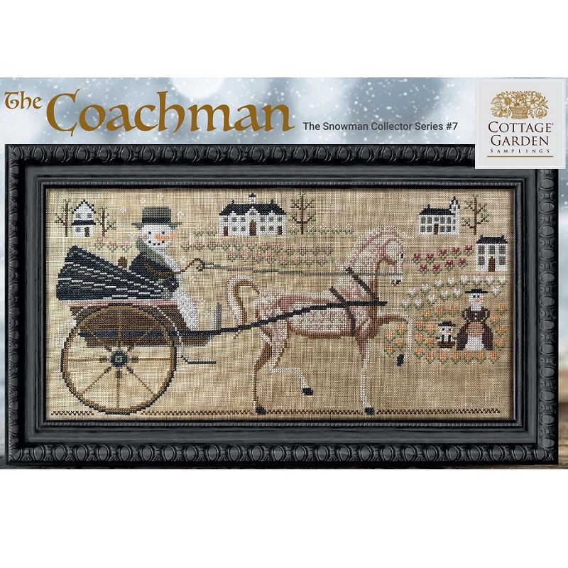 Snowman Collector ~ The Coachman by Cottage Garden Samplings