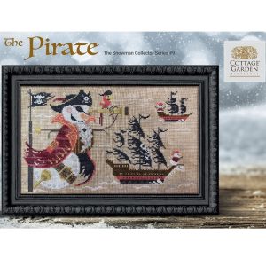 Snowman Collector ~ The Pirate by Cottage Garden Samplings