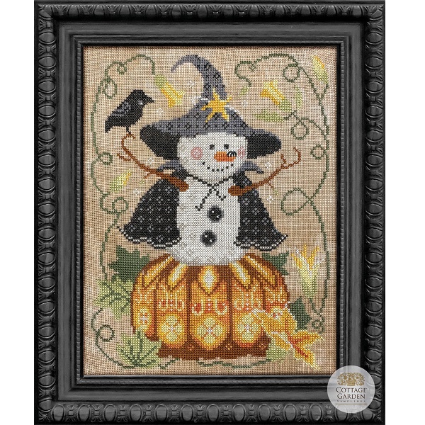 Snowman Collector ~ The Witch by Cottage Garden Samplings