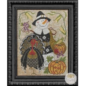 Snowman Collector ~ The Pilgrim by Cottage Garden Samplings