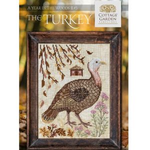 A Year In The Woods II ~ The Turkey chart by Cottage Garden Samplings