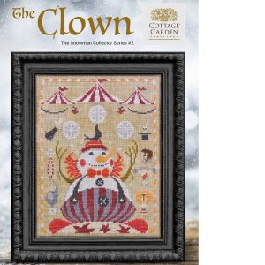 Snowman Collector ~ The Clown by Cottage Garden Samplings