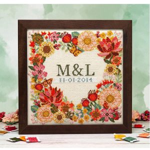 Modern Botanical Wedding Sampler by Counting Puddles