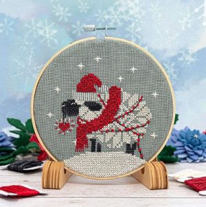 Snowflake Sheep Ornament by Counting Puddles