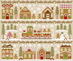 Gingerbread Village by Country Cottage Needleworks