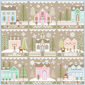 Glitter Village by Country Cottage Needleworks