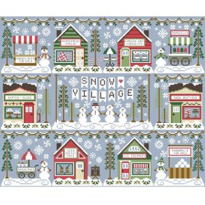 Snow Village by Country Cottage Needleworks