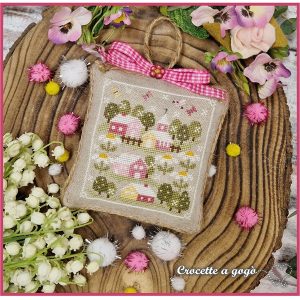 Spring Tiny Village chart by Crocette a gogo