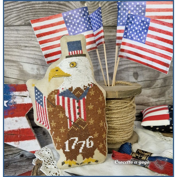 1776 - Stitch & Stuff Series chart by Crocette a gogo
