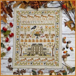 October Sampler chart by Crocette a gogo