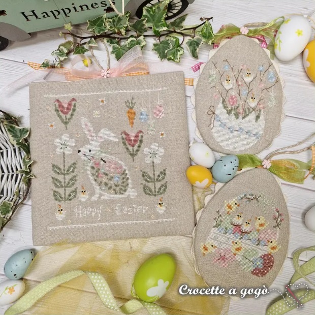 Easter Trio (Tris di Pasqua) chart by Crocette a gogo