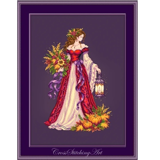 Euthenia chart by Cross Stitching Art
