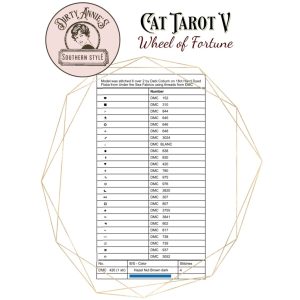 Cat Tarot X ~ Wheel of Fortune chart by Dirty Annie’s