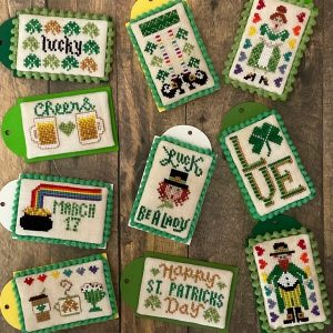 St Patrick’s Tiny Tags chart by Dirty Annie’s