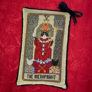 Cat Tarot V ~ The Hierophant by Dirty Annie’s
