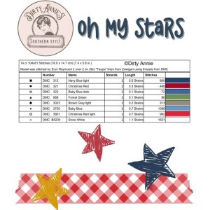 Oh My Stars chart by Dirty Annie’s