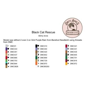 Black Cat Rescue chart by Dirty Annie’s