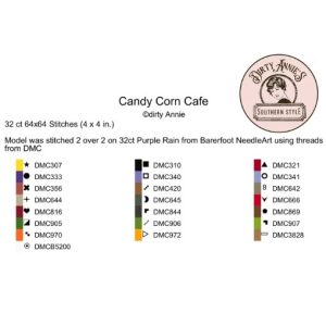 Candy Corn Cafe chart by Dirty Annie’s