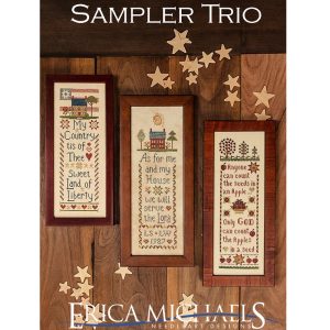 Sampler Trio chart by Erica Michaels