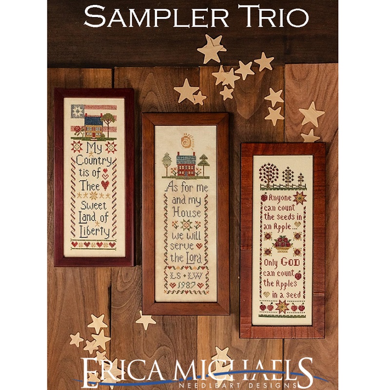Sampler Trio chart by Erica Michaels