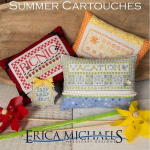 Summer Cartouches chart by Erica Michaels Needleart Designs