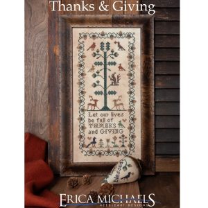 Thanks & Giving chart by Erica Michaels