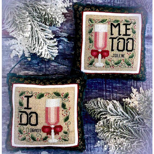 I Do - Me Too, Wedding Pillows by Frony Ritter Designs