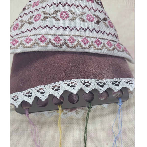 Emma, a Queen Anne Pincushion Doll & Thread Keeper ~ by GPA Designs - Image 3