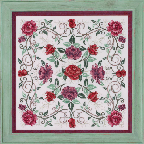 Glendon Place ~ Rosaceae (The Rose Mandala)