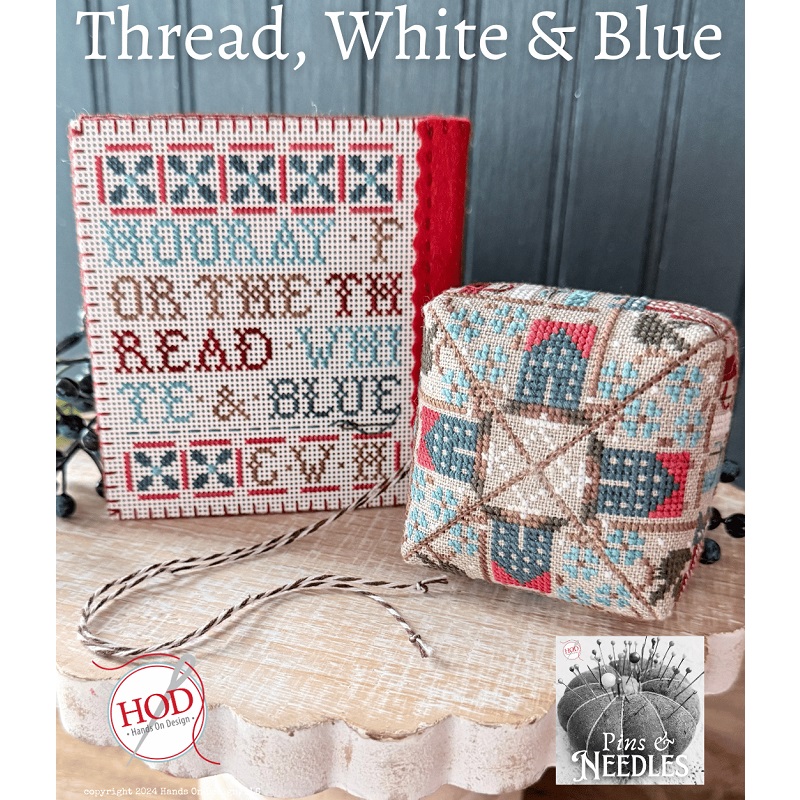 Thread, White, & Blue chart by Hands On Design - Image 2