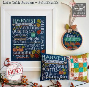 Let’s Talk Autumn, #chalktalk by Hands On Design