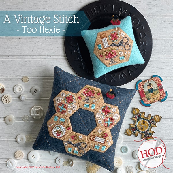A Vintage Stitch ~ Too Hexie by Hands On Design