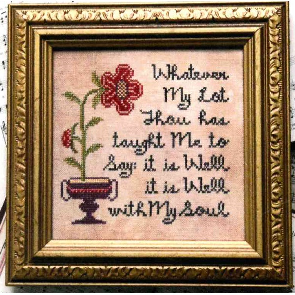 Sunday Stitches ~ It Is Well With My Soul
