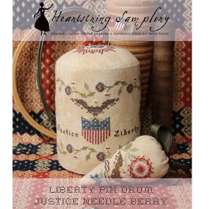 Liberty Pin Drum and Needle Berries by Heartstring Samplery