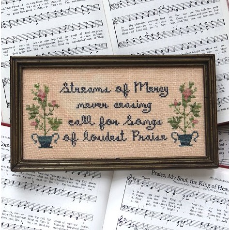 Sunday Stitches ~ Come Thou Fount by Heartstring Samplery