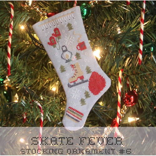 Skate Fever Stocking Ornament chart by Heartstring Samplery